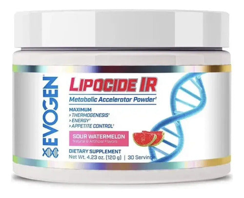 Termogenico Evogen Lipocide Ir 30 Servs Sabor Sour Watermelon Sour Watermelon