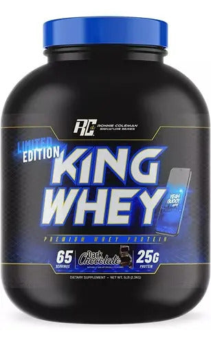 King Whey Limited Edition 5 Lb Sabor Dark Chocolate Chocolate Amargo