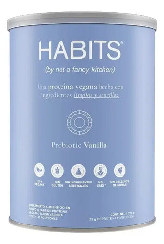 Habits Proteína Vegana Probioticos Vainilla 1220g