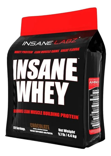Proteina Insane Whey 120 Servicios 4.4kg Sabor Chocolate
