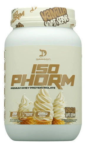 Proteina Dragon Pharma Isophorm 2 Lbs Imagen Sabor Vainilla Soft Serve