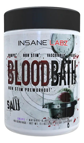 Pre Entreno Blood Bath Saw Series Insane Labz 30 Serv Mer En Sabor Uva