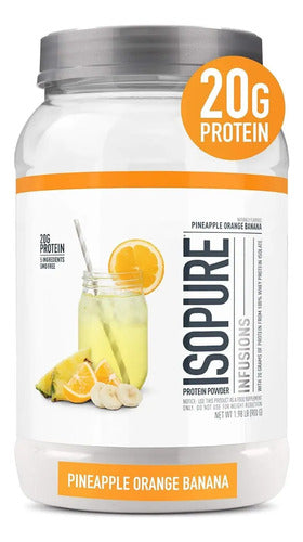 Proteina Isopure Infusions 900g Pineapple Orange Banana Sabor Pineapple/orange/banana
