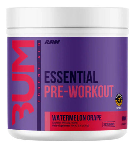 Raw Cbum Essential 30 Servicios Sabor Watermelon Grape Sandia Uva