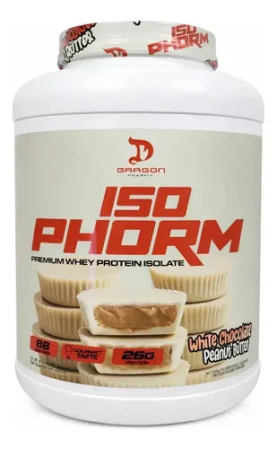 Proteína Isophorm Aislada Dragon Pharma Sin Lactosa Sabor White Chocolate Peanut Butter Chocolate Blanco/mantequilla De Maní