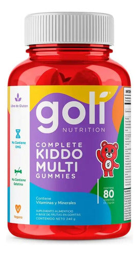 Golí Kids Multivitamínico Completo Para Niños 80 Gomitas Sfn Frutas