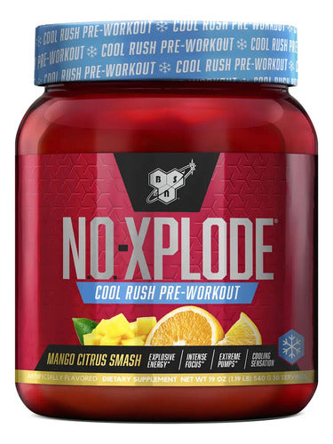 Pre Entreno Bsn No Xplode 3.0 Cool Rush 30 Serv Todo Sabor Sabor Mango Citrus Smash