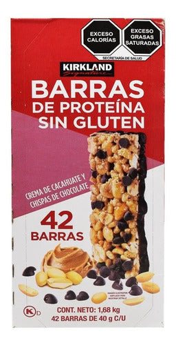 Barras De Proteína Chewy Sin Gluten 42pz Kirkland Signature