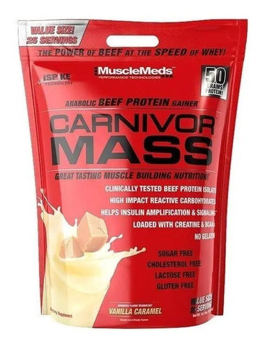 Suplemento En Polvo Musclemeds Proteínas De Carnivor Coffee Sabor Vainilla/caramelo X 4.53kg