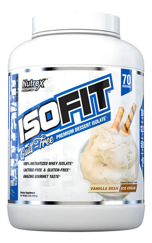 Suplemento En Polvo Nutrex Research Proteínas De Isofit Sabor Vainilla Bean Ice Cream X 1g