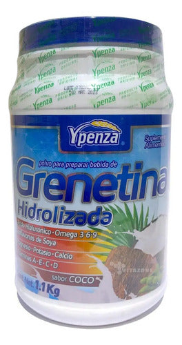 Grenetina Hidrolizada 1.1 Kg Sabor Coco Ypenza Coco