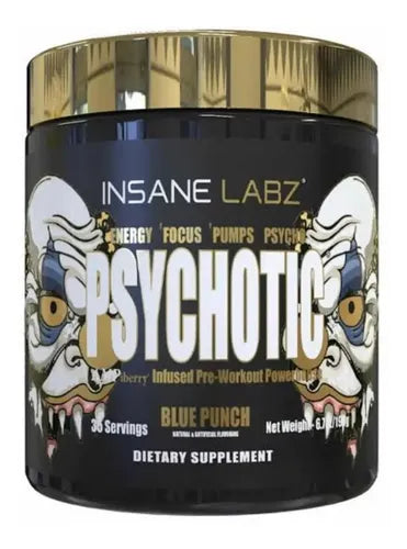 Insane Labz Psychotic Gold 35 Servings 203g - Blue Punch
