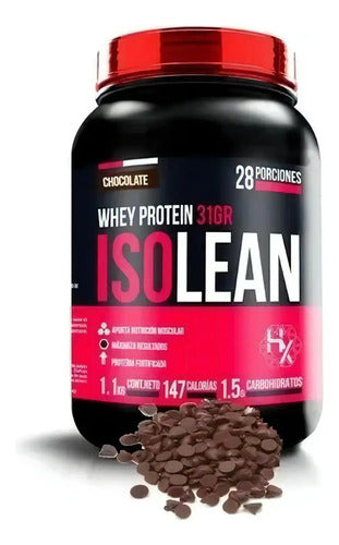 Holix Lab Isolean Proteina Whey Hidrolizada 1.1kg 28serv Sabor Chocolate