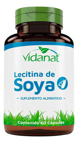 Vidanat Lecitina De Soya En Frasco 60 Cápsulas