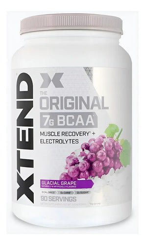 Aminoácidos Xtend Polvo 90 Porciones Sabor Glacial Grape 7gr/porción