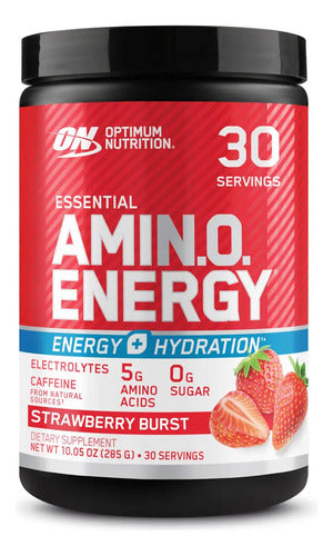 Suplemento Optimum Nutrition Amino Energy Fresa 30 Dosis