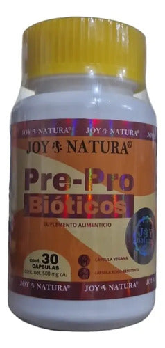 Probióticos Cápsulas Joy Natura 30 Unidades 500mg Vegano Sin Gluten N/a