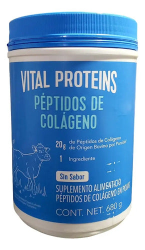 Vital Proteins Péptidos De Colágeno Suplemento Kosher 680g En Polvo Sin Sabor