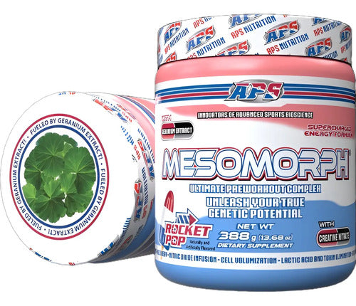 Suplemento En Polvo Aps Mesomorph Creatina Pre Work Complex Sabor Rocket Pop De 388g