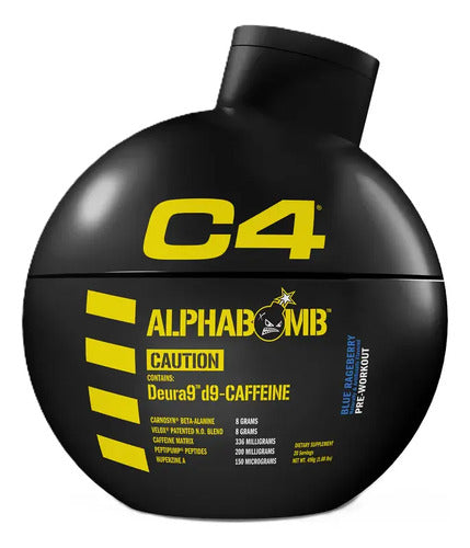 Cellucor C4 Alphabomb Pre-workout 490gr 20srv Sabor Blue Raspberry