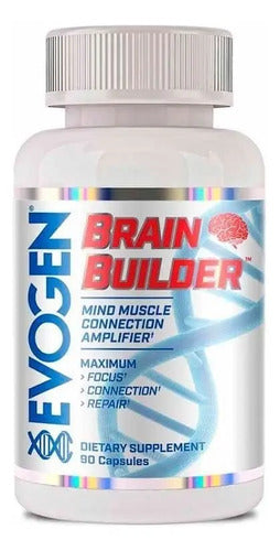 Evogen Brain Builder Nootrópico 90 Cápsulas Sin Sabor Con Vitamina B6