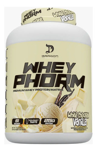 Proteina Dragon Pharma Whey Phorm 5 Lbs Sabor White Chocolate Vainilla Ice Cream