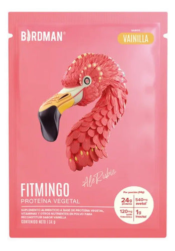 Birdman Fitmingo Proteína Vegetal Sobre Con 34g Dif Sabores Sabor Vainilla
