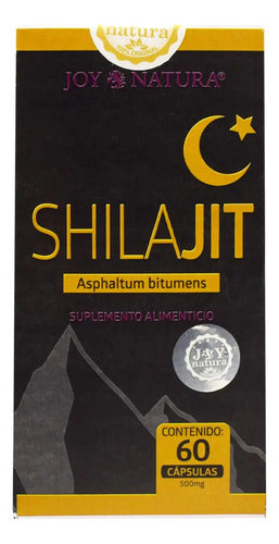 Shilajit 60 Cápsulas Sin Sabor Joy Natura Suplemento Nutricional