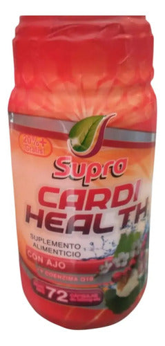 Cardi Health Supra Natura 72 Capsulas Ajo Vitaminas Sin Sabor