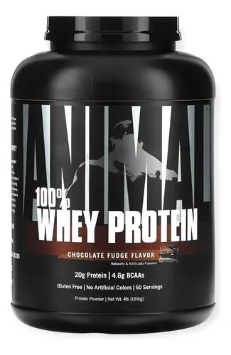 Proteina Animal 100% Whey Protein 4lbs Universal Nutrition Sabor Chocolate Fudge Fudge De Chocolate