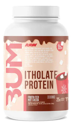 Raw Cbum Itholate Protein 2lbs Sabor Froth Ted Hot Cocoa