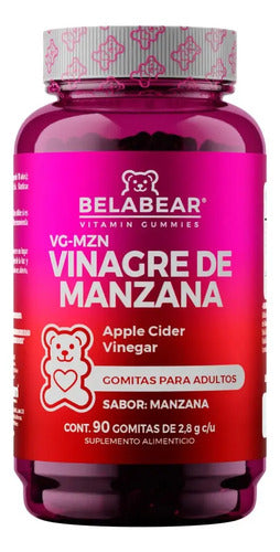 Solanum Belabear Vinagre De Manzana 90 Gomitas Manzana