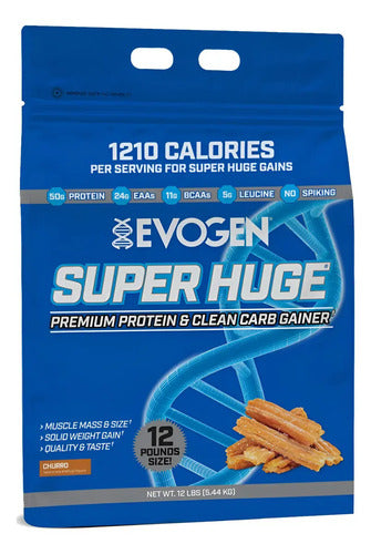 Proteína Evogen Super Huge Ganador 5kg Sabor Churro Deportivo Churros