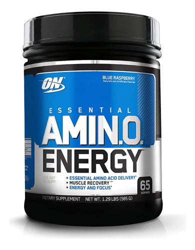 Optimum Nutrition Amino Energy 585g Suplemento En Polvo Frambuesa Azul