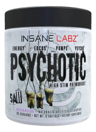 Pre Entreno Psychotic Saw Series Insane Labz 30 Serv Watermelon Sandía