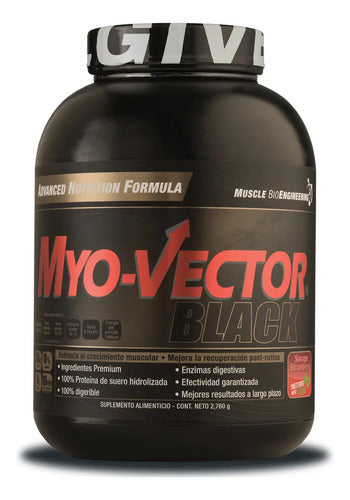 Myovector Black 46 Porciones 2.7kg Chocolate