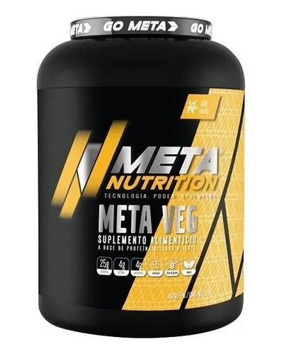 Proteina De Soya Meta Nutrition Meta Veg 5 Lb - 2.2 Kg Sabor Blackberry Pie