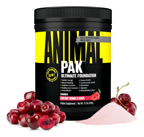 Animal Vitaminas Polvo 60 Cucharas Suplemento Nutricional