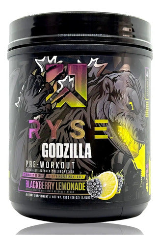 Ryse Up Godzilla Pre Entreno 40 Serv Polvo Sabor Limonada Zarzamora Limonada De Zarzamora