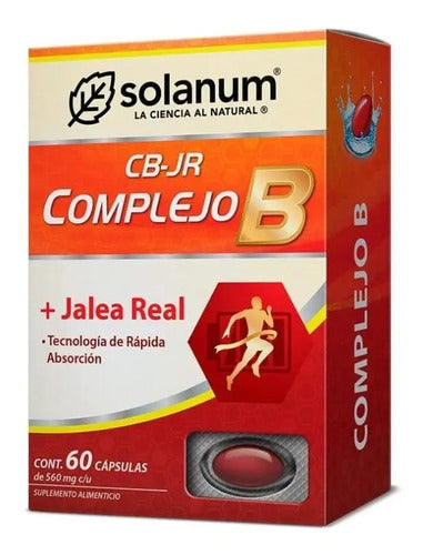Solanum Complejo B Y Jalea Real 60 Cápsulas Sin Sabor