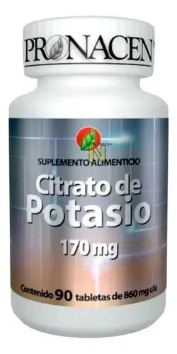 Citrato De Potasio 90 Tabletas Pronacen Natural