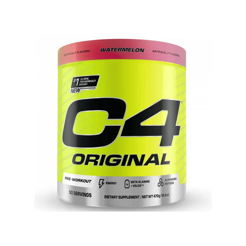 C4 Original 470g Icy Watermelon Preworkout 50 Servicios Sandía