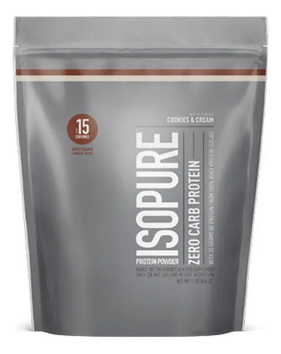 Suplemento En Polvo Isopure Proteína De Zero Carb Sabor Cookies & Cream X 454g