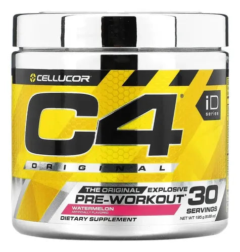 Pre-workout C4 30 Dosis De Cellucor, Fórmula, Sabor A Uva Eua
