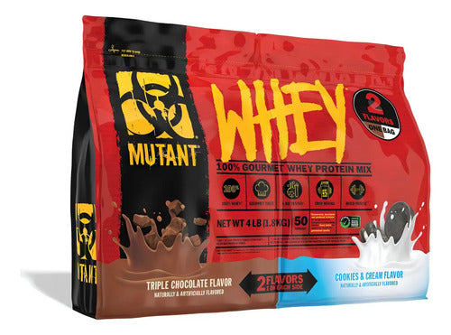 Proteina Mutant Dual 4 Libras Sabores Chocolate & Cookies Sabor Chocolate Y Cookies