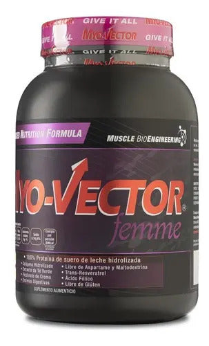 Proteina Myo Vector Femme 3 Lbs Zero Carbs Variedad Sabores Sabor Fresa Horchata
