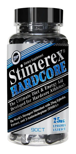 Termogenico Hi Tech Stimerex Hardcore 90 Capsulas Sabor Sin Sabor