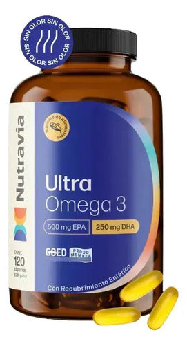 Suplemento En Cápsula Nutravia Omega 3 De Ultra Omega 3 X 1g Sin Sabor