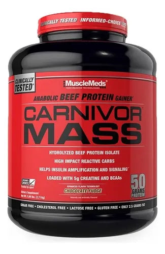 Suplemento Proteinico Musclemeds Carnivor Coffee Chocolate Fudge 2.72kg Fudge De Chocolate