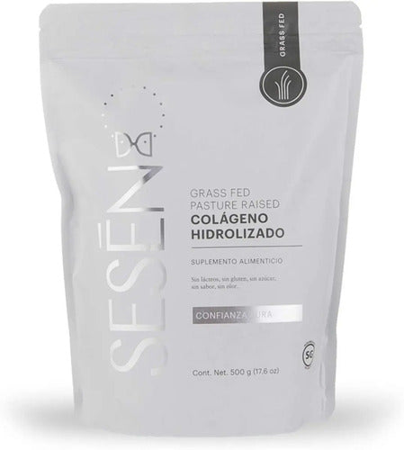 Sesen Grass Fed Colágeno Hidrolizado Peptidos Organicos Sin Sabor